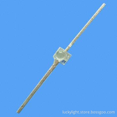 1.8mm Round Subminiature Axial Pure Green Chip LED with Indicator and Backlight, Mono-color Type